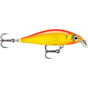 WOBLER Rapala X-Light Minnow 05 Gold Fluo Red